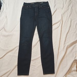 J.CREW HIGH RISE SKINNY JEANS WOMENS 27 4 REG LIKE NEW!!